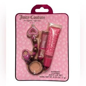 Juicy Couture Pink Keychain and Lip Set